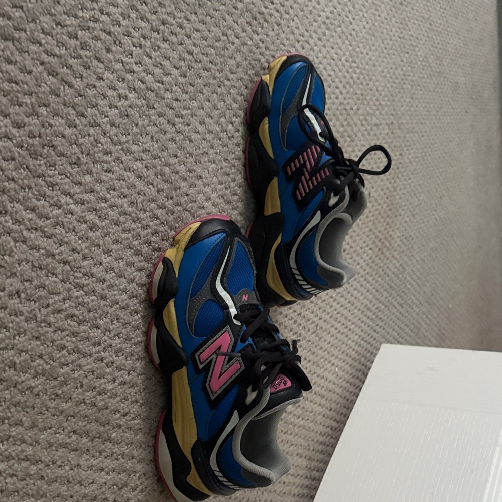 New Balance Kids' Vibrant Blue and Pink Sneakers - Picture 6 of 6